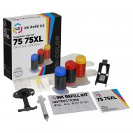 LD Inkjet Refill Kit for HP 75 and 75XL Color