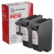 PostBase PIC10 Remanufactured Fluorescent Red Inkjet Cartridge 2 Pack