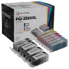Compatible PGI-255XXL and CLI-251XL Set of 11 Cartridges for Canon- Great Deal!