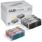 Compatible Canon PGI270XL & CLI271XL: 1 Pigment Bk PGI270XL & 1 Each of CLI271XL Bk, C, M, Y, G (Set of Ink)