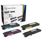 Compatible Set of 4 EHY (Bk, C, M, Y) Toners for the Dell S3840cdn & S3845cdn