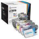 Compatible Brother LC3019 Super HY Set Of 4 Ink Cartridges (BK, C, M, Y)