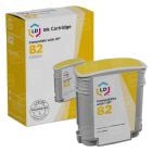 Remanufactured Yellow Ink Cartridge for HP 82