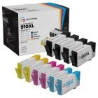 Remanufactured Bulk Set of 10 to Replace HP 910XL Ink Series