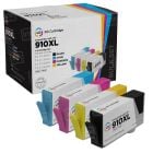 Remanufactured Bulk Set of 4 to Replace HP 910XL Ink Series