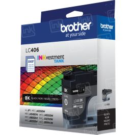 Original Brother LC406BK Ink, Black - InkCartridges