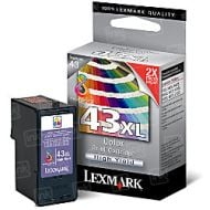 OEM Lexmark 43XL Color Ink 18Y0143