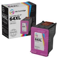 Remanufactured High Yield Tri-Color Ink Cartridge for HP 64XL