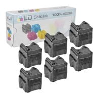 Xerox Compatible 108R00727 6-Pack Black Solid Ink