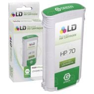 Remanufactured Green Ink Cartridge for HP 70