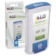 Remanufactured Blue Ink Cartridge for HP 70