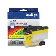 Original Brother LC406Y Yellow Ink