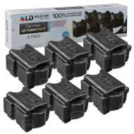 Xerox Compatible 108R01017 Black 6-Pack Solid Ink for the ColorQube 8900