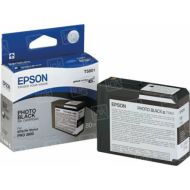 OEM Epson T5801 Pigment Photo Black Ink Cartridge