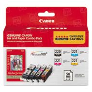 Genuine Canon Set of 4 Ink Cartridges- PGI-220/CLI-221