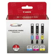 Genuine Canon Set of 3 Ink Cartridge - CLI-251