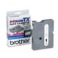 OEM Brother TX1351 White on Clear 1/2" Tape