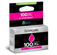 OEM Lexmark 100XL HY Magenta Ink 14N1070