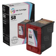Remanufactured Photo Color Ink Cartridge for HP 58