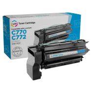 Lexmark Remanufactured C7702CH HY Cyan Toner for the C770/C772