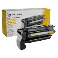 Lexmark Remanufactured C7702YH HY Yellow Toner for the C770/C772