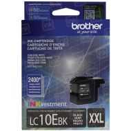 Genuine Brother LC10EBK Super HY Black Ink Cartridges