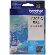 Genuine Brother LC20EC Super HY Cyan Ink Cartridges
