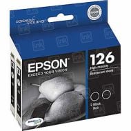 Epson OEM T126120 HC Black Twin Pack Inkjet Cartridge for Stylus C120