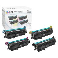 LD Remanufactured Replacement for HP 646X (Bk, C, M, Y) Toners