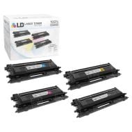 Set of 4 Remanufactured Brother TN115 HY Toners: BCMY