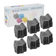 Xerox Compatible 108R00608 6-Pack Black Solid Ink