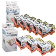 Compatible Replacement for Dell Series 23 Black and Color Ink 8-Pack