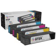 LD Compatible Set of 4 HY Inkjet Cartridges for HP 972X