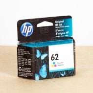 HP 62 Tri-Color Ink Cartridge, C2P06AN