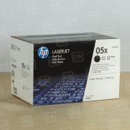 HP 05X Black Original CE505XD Toners, 2-Pack