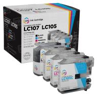 Compatible Super HY Ink Cartridge 4 Pack for Brother LC107