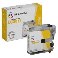 Compatible Brother LC201Y Yellow Ink Cartridges