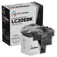 Compatible Brother LC20EBK Super HY Black Ink Cartridges