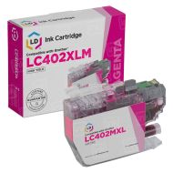 Compatible Brother LC402XLM HY Magenta Ink Cartridges