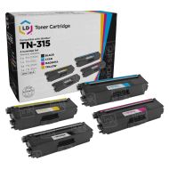 Set of 4 Brother Compatible TN315 Toners: BCMY