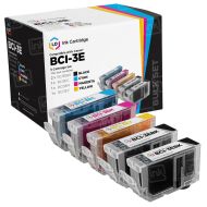 Compatible BCI3e Set of 5 Ink Cartridges for Canon