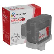 Compatible PFI-301R Red Ink for Canon
