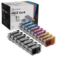 Compatible PGI5 and CLI8 Set of 16 Cartridges for Canon- Great Deal!
