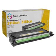 Remanufactured Dell 3110cn, 3115cn (NF556) Yellow Toner