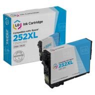 Remanufactured Epson 252XL HY Cyan Inkjet Cartridge