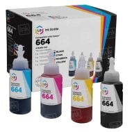 Set of 4 Compatible Epson T664 Ultra HY Ink Bottles