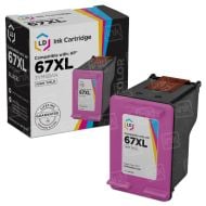 LD Remanufactured for HP 67XL Color Ink Cartridge
