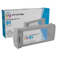 Remanufactured Cyan Ink Cartridge for HP 91
