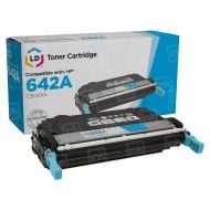 Remanufactured Cyan Laser Toner for HP 642A
