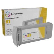 Remanufactured Yellow Ink Cartridge for HP 81